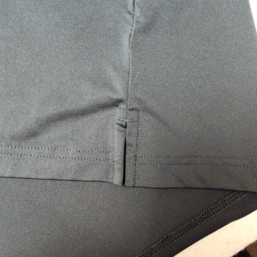 Masters Tech Polo Shirt Mens 2XL Black Colorblock Golf Performance Stretch Work